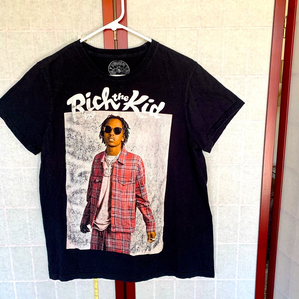 Rich Forever Music Rich The Kid Tee Hip Hop Graphic T Shirt, M